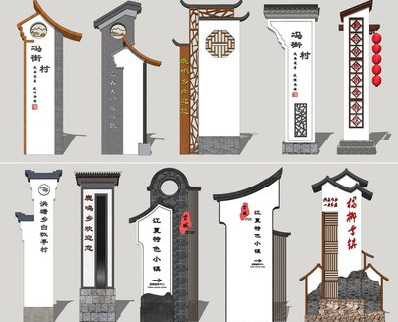 罗甸美丽乡村标识标牌有哪些分类？