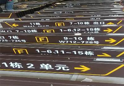 罗甸广告标识中，常见的几种安装方式。